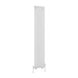 Eastbrook Rowsham Vertical Designer Radiator 1800mm x 300mm - Matt White - 89.0102 - TAP 'N' SHOWER