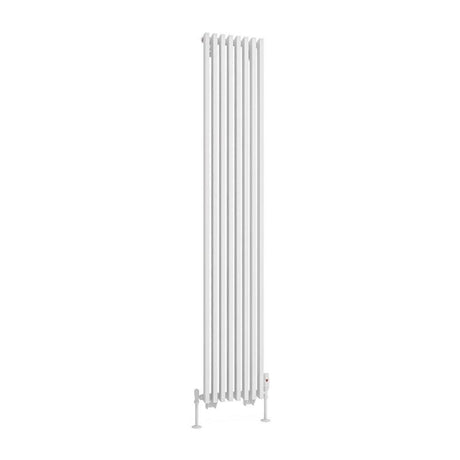 Eastbrook Rowsham Vertical Designer Radiator 1800mm x 300mm - Matt White - 89.0102 - TAP 'N' SHOWER