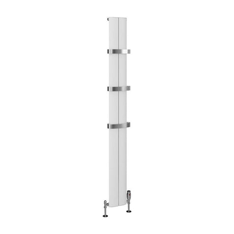 Eastbrook Rowsham Vertical Designer Radiator 1800mm x 380mm - Matt Anthracite - 89.0110 - TAP 'N' SHOWER