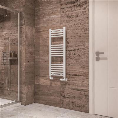 Eastbrook Wingrave Straight Ladder Towel Radiator 1000mm x 400mm - Gloss White - 89.0114 - TAP 'N' SHOWER