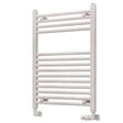 Eastbrook Wingrave Straight Ladder Towel Radiator 800mm x 600mm - Gloss White - 890123 - TAP 'N' SHOWER