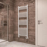 Eastbrook Wingrave Straight Ladder Towel Radiator 1600mm x 600mm - Gloss White - 89.0126 - TAP 'N' SHOWER