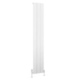 Eastbrook Charlton Aluminium Vertical Radiator 1800mm x 280mm - Matt White - 89.0128 - TAP 'N' SHOWER