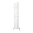 Eastbrook Malmesbury Aluminium Vertical Radiator 1800mm x 375mm - Matt White - 89.0148 - TAP 'N' SHOWER