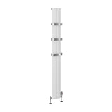 Eastbrook Preston Aluminium Vertical Radiator 1800mm x 185mm - Matt White - 89.0161 - TAP 'N' SHOWER