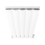 Eastbrook Malmesbury Top/Bottom Cover Cap Set 470mm - Chrome - 89.0173 - TAP 'N' SHOWER
