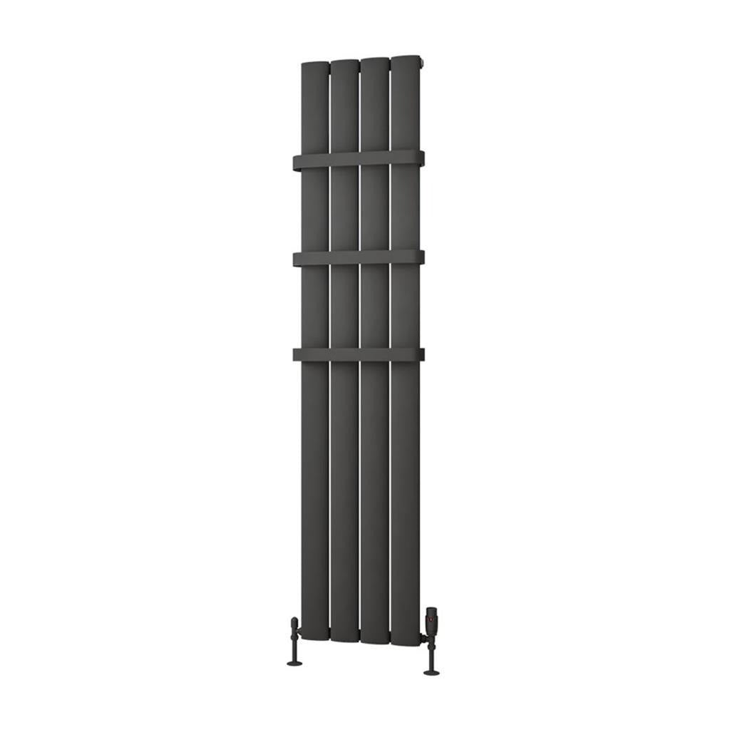 Eastbrook Malmesbury Standard Towel Hanger 375mm - Matt Anthracite - 89.0210 - TAP 'N' SHOWER