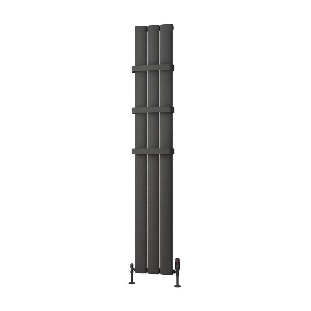 Eastbrook Malmesbury Standard Towel Hanger 280mm - Matt Anthracite - 89.0216 - TAP 'N' SHOWER