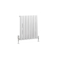 Eastbrook Kelmscott Aluminium Horizontal Radiator 600mm x 485mm - Matt White - 89.0247 - TAP 'N' SHOWER