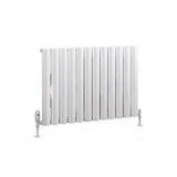 Eastbrook Kelmscott Aluminium Horizontal Radiator 600mm x 835mm - Matt White - 89.0249 - TAP 'N' SHOWER