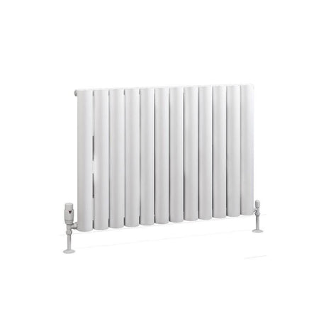 Eastbrook Kelmscott Aluminium Horizontal Radiator 600mm x 835mm - Matt White - 89.0249 - TAP 'N' SHOWER