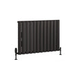 Eastbrook Kelmscott Aluminium Horizontal Radiator 600mm x 835mm - Matt Anthracite - 89.0258 - TAP 'N' SHOWER
