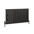 Eastbrook Kelmscott Aluminium Horizontal Radiator 600mm x 1045mm - Matt Anthracite - 89.0259 - TAP 'N' SHOWER