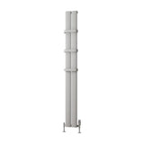 Eastbrook Malmesbury Aluminium Vertical Radiator 1800mm x 185mm - Matt Grey - 89.0279 - TAP 'N' SHOWER