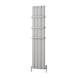 Eastbrook Malmesbury Aluminium Vertical Radiator 1800mm x 375mm - Matt Grey - 89.0281 - TAP 'N' SHOWER