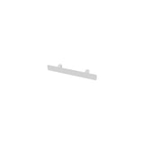 Eastbrook Rosano Single Flat Style Towel Hanger 375mm - Matt White - 89.0284 - TAP 'N' SHOWER