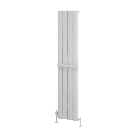 Eastbrook Rosano Single Flat Style Towel Hanger 375mm - Matt White - 89.0284 - TAP 'N' SHOWER