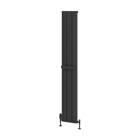 Eastbrook Rosano Single Flat Style Towel Hanger 280mm - Matt Anthracite - 89.0288 - TAP 'N' SHOWER