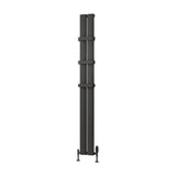Eastbrook Malmesbury Standard Towel Hanger 185mm - Matt Anthracite - 89.0299 - TAP 'N' SHOWER