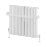 Eastbrook Burford Standard Towel Hanger 625mm - Matt White - 89.0334 - TAP 'N' SHOWER