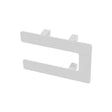 Eastbrook Rosano Double Flat Style Towel Hanger 280mm - Matt White - 89.0369 - TAP 'N' SHOWER