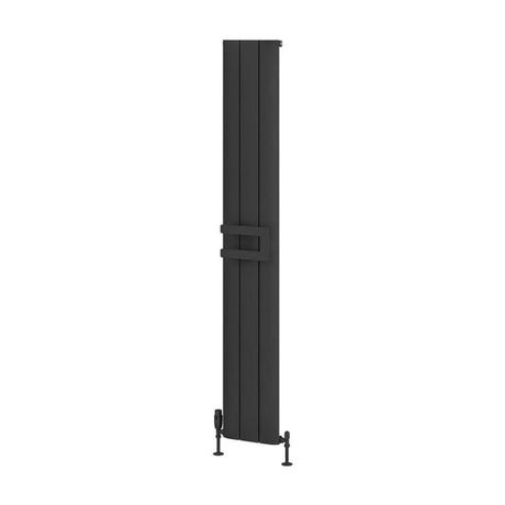 Eastbrook Rosano Double Flat Style Towel Hanger 280mm - Matt Anthracite - 89.0374 - TAP 'N' SHOWER