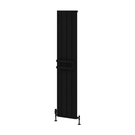 Eastbrook Rosano Double Flat Style Towel Hanger 375mm - Matt Black - 89.0380 - TAP 'N' SHOWER