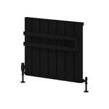 Eastbrook Rosano Double Flat Style Towel Hanger 660mm - Matt Black - 89.0382 - TAP 'N' SHOWER