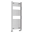 Eastbrook Wingrave Curved Ladder Towel Radiator 1200mm x 500mm - Chrome - 89.0391 - TAP 'N' SHOWER