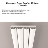 Eastbrook Kelmscott Top/Bottom Cover Cap Set 275mm - Chrome - 89.0411 - TAP 'N' SHOWER