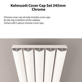 Eastbrook Kelmscott Top/Bottom Cover Cap Set 345mm - Chrome - 89.0412 - TAP 'N' SHOWER