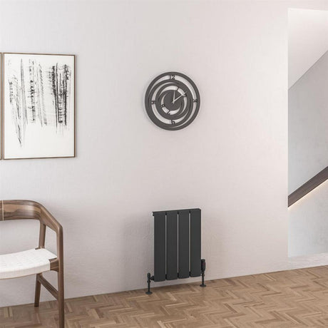 Eastbrook Malmesbury Aluminium Horizontal Radiator 500mm x 375mm - Matt Anthracite - 89.0438 - TAP 'N' SHOWER