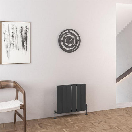 Eastbrook Malmesbury Aluminium Horizontal Radiator 500mm x 565mm - Matt Anthracite - 89.0440 - TAP 'N' SHOWER