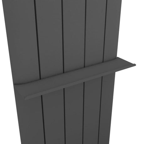 Eastbrook Peretti Flat Towel Shelf 470mm - Matt Anthracite - 89.0473 - TAP 'N' SHOWER