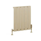 Eastbrook Malmesbury Aluminium Horizontal Radiator 600mm x 470mm - Matt Cappuccino - 89.0482 - TAP 'N' SHOWER