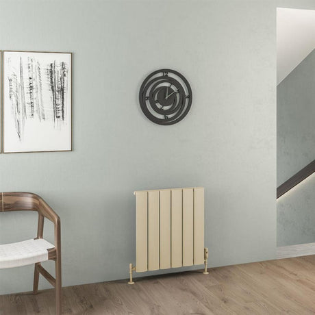 Eastbrook Malmesbury Aluminium Horizontal Radiator 600mm x 565mm - Matt Cappuccino - 89.0483 - TAP 'N' SHOWER