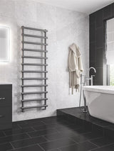 Eastbrook Marlow Straight Designer Towel Radiator 1750mm x 600mm - Matt Grey - 89.0517 - TAP 'N' SHOWER