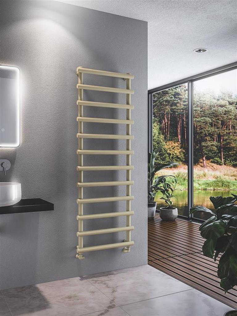 Eastbrook Marlow Straight Designer Towel Radiator 1750mm x 600mm - Matt Cappuccino - 89.0523 - TAP 'N' SHOWER