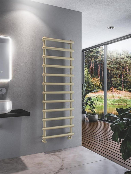Eastbrook Marlow Straight Designer Towel Radiator 1750mm x 600mm - Matt Cappuccino - 89.0523 - TAP 'N' SHOWER