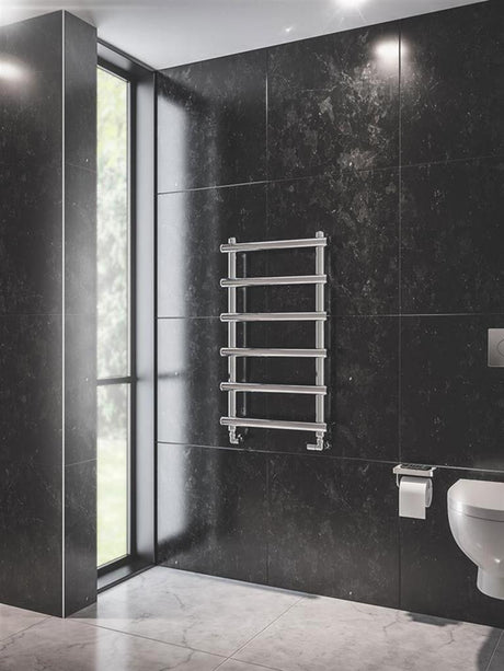 Eastbrook Marlow Straight Designer Towel Radiator 850mm x 500mm - Chrome - 89.0524 - TAP 'N' SHOWER