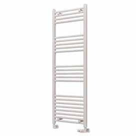 Eastbrook Wingrave Straight Ladder Towel Radiator 1400mm x 500mm - Gloss White - 89.0537 - TAP 'N' SHOWER