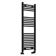 Eastbrook Wingrave Straight Ladder Towel Radiator 1200mm x 400mm - Matt Black - 89.0602 - TAP 'N' SHOWER