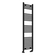 Eastbrook Wingrave Straight Ladder Towel Radiator 1600mm x 400mm - Matt Black - 89.0608 - TAP 'N' SHOWER