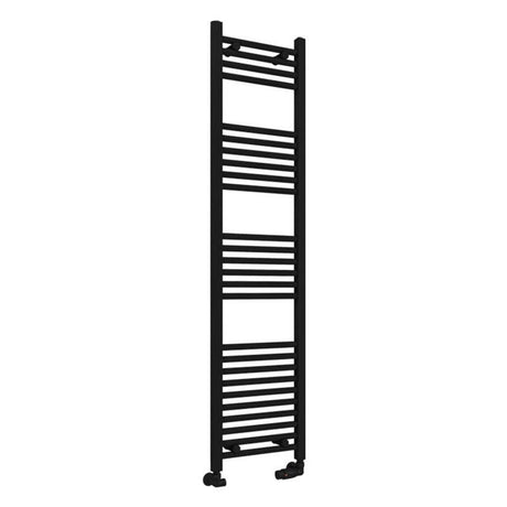Eastbrook Wingrave Straight Ladder Towel Radiator 1600mm x 400mm - Matt Black - 89.0608 - TAP 'N' SHOWER