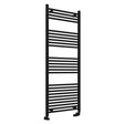 Eastbrook Wingrave Straight Ladder Towel Radiator 1600mm x 600mm - Matt Black - 89.0610 - TAP 'N' SHOWER