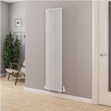 Eastbrook Murano Tube on Tube Vertical Radiator 410mm x 1800mm - Gloss White - 89.0902 - TAP 'N' SHOWER
