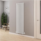 Eastbrook Murano Tube on Tube Vertical Radiator 510mm x 1800mm - Gloss White - 89.0903 - TAP 'N' SHOWER