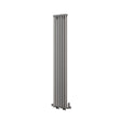 Eastbrook Murano Tube on Tube Vertical Radiator 310mm x 1800mm - Matt Grey - 89.0908 - TAP 'N' SHOWER