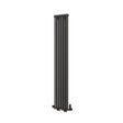 Eastbrook Murano Tube on Tube Vertical Radiator 310mm x 1800mm - Matt Anthracite - 89.0915 - TAP 'N' SHOWER