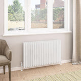 Eastbrook Witney Aluminium Horizontal Radiator 1040mm x 600mm - Matt White - 89.0944 - TAP 'N' SHOWER